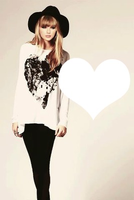 Taylor Swift heart Fotomontáž