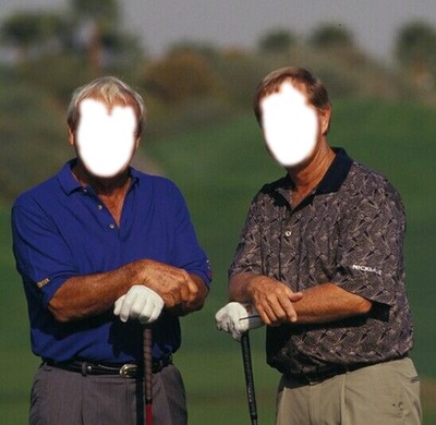 Golfeur Photo frame effect