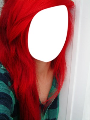 Hair red Valokuvamontaasi
