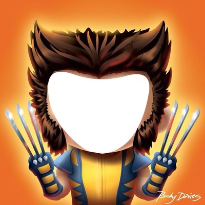 bébé Wolverine Photomontage