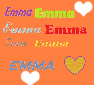 Emma Fotomontage