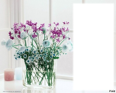 bouquet floral Photomontage
