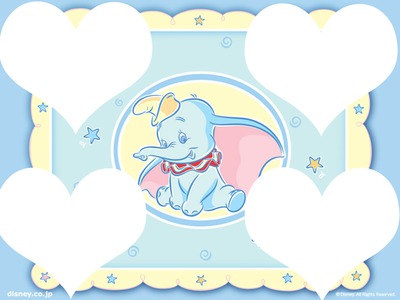 Dumbo Baby Fotomontažas