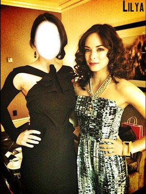 you and kristin kreuk Photo frame effect