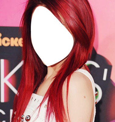 cheveu rouge Fotomontáž