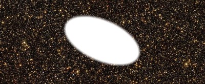 l'ovale de la galaxie フォトモンタージュ