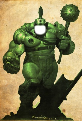 planet hulk フォトモンタージュ