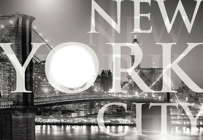 New york city Photo frame effect