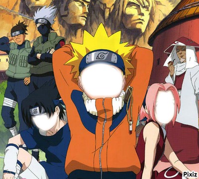 naruto équipe 7 Valokuvamontaasi