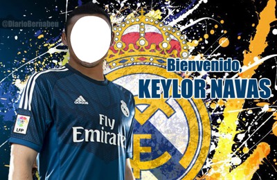 Keylor Navas Madrid Fotomontaža