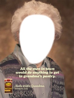 Grand-mère Fotomontage
