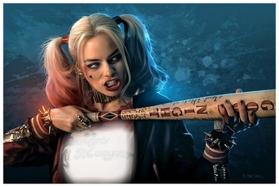 Harley Quinn Fotomontaż