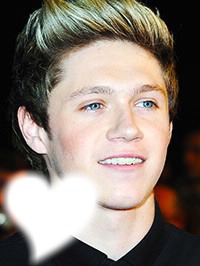 one direction : niall horan corazon Photo frame effect
