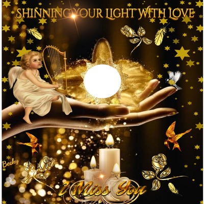 YOUR LIGHT WILL FOREVER SHINE Montage photo