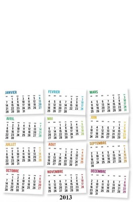 CALENDRIER 2013 Montage photo