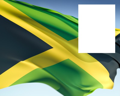 Jamaica flag Фотомонтаж