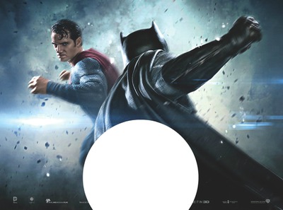 BATMAN CONTRE SUPERMAN Photo frame effect