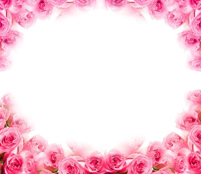 Cuadro de rosas Fotomontage