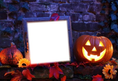halloween frame Fotoğraf editörü