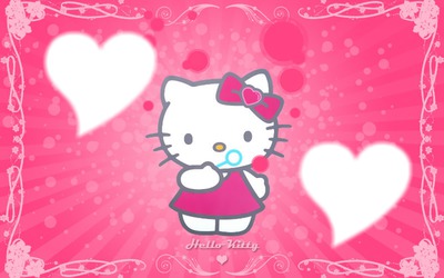 Hello Kitty Love Valokuvamontaasi