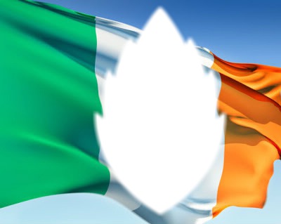 Ireland flag Photo frame effect