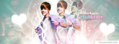 Justin Bieber capa Fotomontaggio