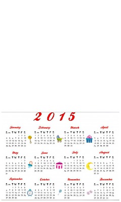 calendar Photomontage