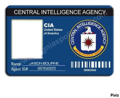 badge CIA Montage photo