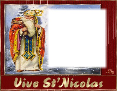 saint nicolas Fotomontage
