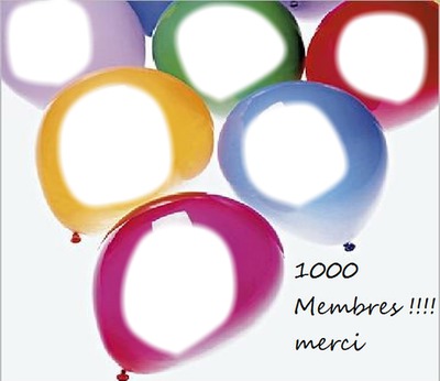 1000 membres Fotomontage
