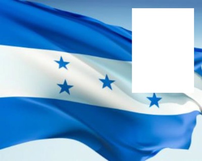 Honduras flag Montaje fotografico