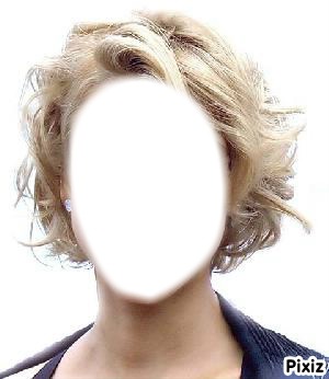 Blonde Fotomontage