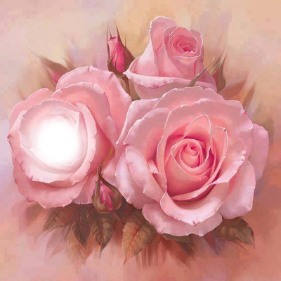 Rose rose Photomontage