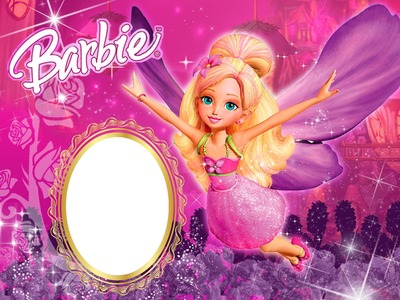 Barbie Pulgarcita Photo frame effect