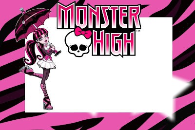 Draculaura-Monster High Photo frame effect