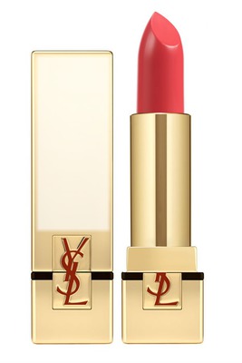Yves Saint Laurent Rouge Pur Couture Lipstick in Coral Fotoğraf editörü