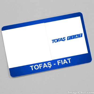 Tofaş - Fiat Kart Fotomontaggio