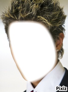 coiffure homme Photomontage