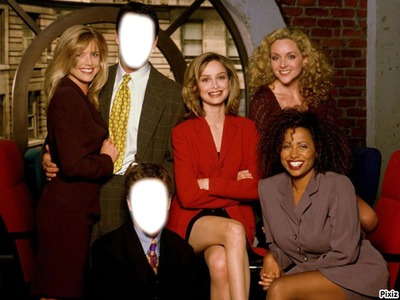 Ally McBeal Photo frame effect