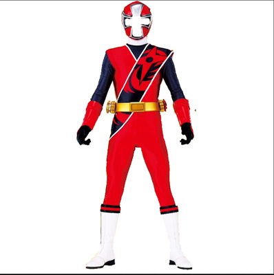 Power ranger rouge ninja Φωτομοντάζ