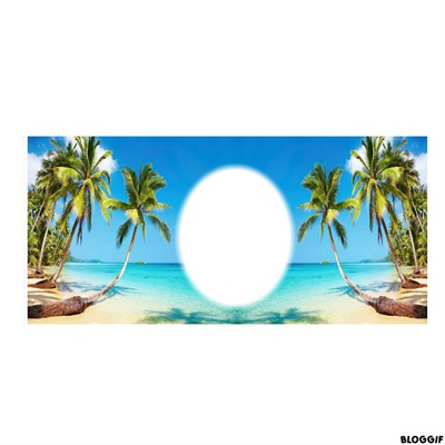 ocean et palmier Fotomontáž