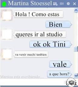 chat falso con tini Photo frame effect