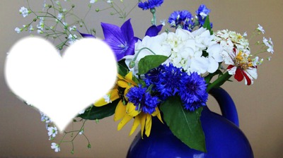 bouquet de fleurs Fotomontagem