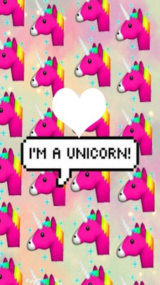 I'm A Unicorn ! Photo frame effect
