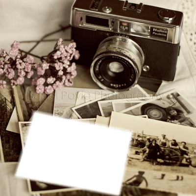 Vintage photos Fotomontáž