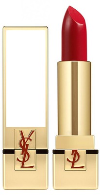 Yves Saint Laurent Rouge Pur Couture Red Lipstick フォトモンタージュ