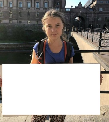 Greta Thunberg Photo frame effect