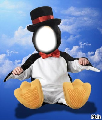 Pingouin Photomontage