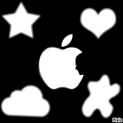 pomme apple Photomontage