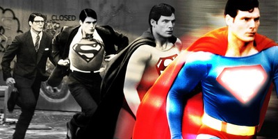 christopher reeve alis superman Montaje fotografico